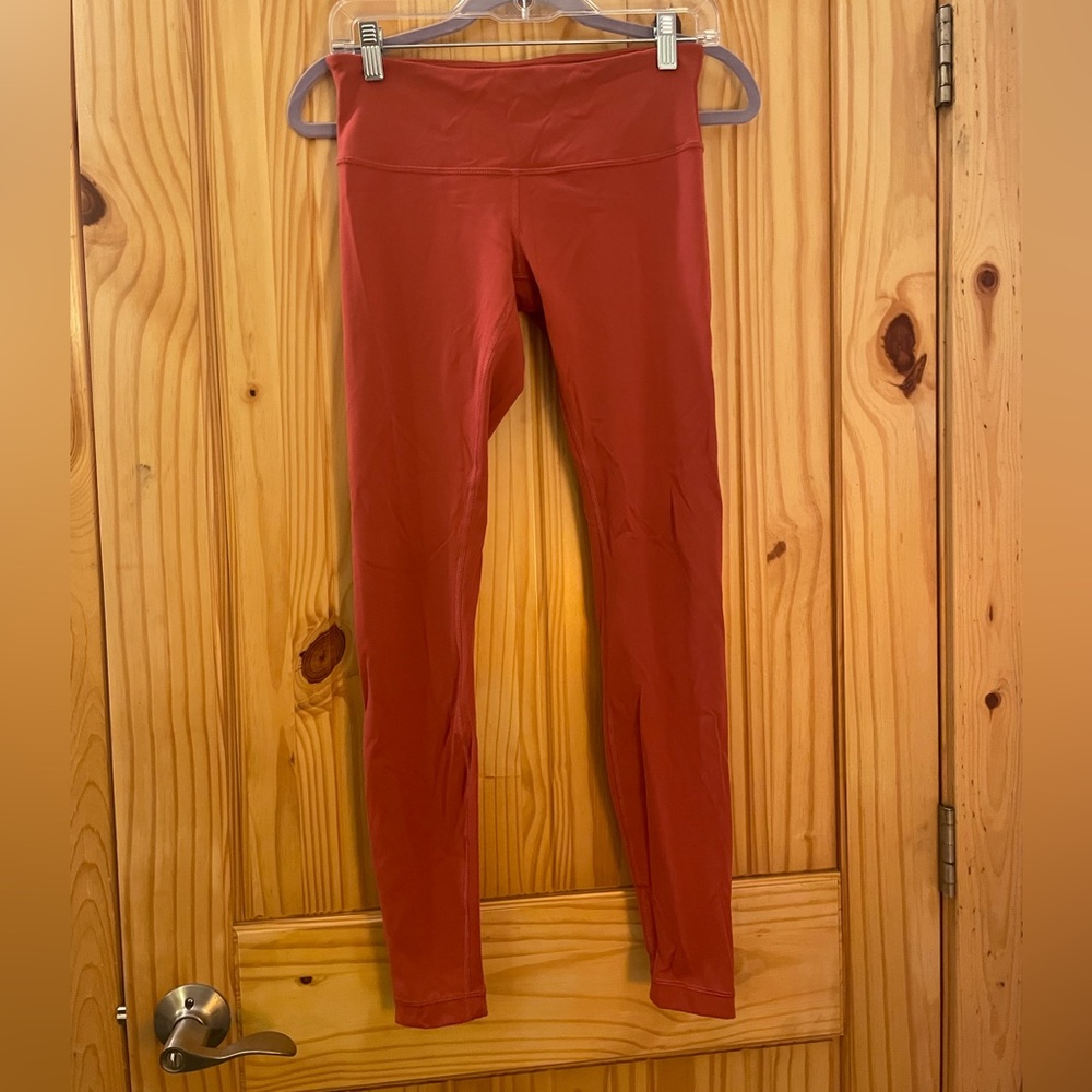 Orange Lululemon Leggings